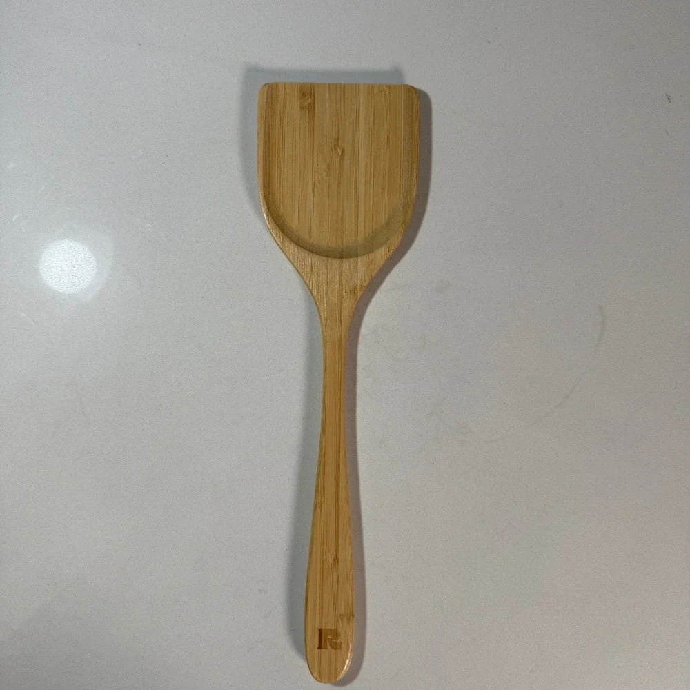 Riveira Bamboo Wooden Spoons‎ for Cooking Utensil Set Non Toxic 6 Piece